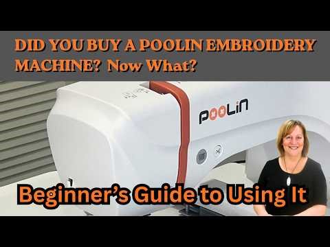 How to Use A Poolin Embroidery Machine