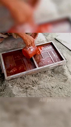 15K views · 93 reactions | DIY Cement - Making a Beautiful Tile | All process | Facebook