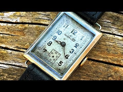 Amazing 1930s Marvin Watch Restoration!