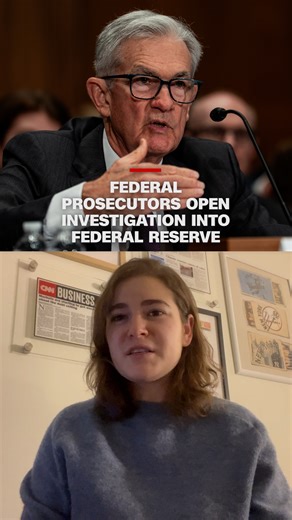 Federal prosecutors have opened a criminal investigation of Federal Reserve Chair Jerome Powell over his testimony about the central bank's $2.5 billion renovation of its headquarters in DC. Powell called the threat of criminal charges a result of the Federal Reserve not setting interest rate "following the preferences of the president." CNN's Elisabeth Buchwald reports. Read more: https://cnn.it/49nbnus | CNN