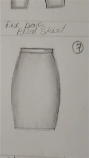 types of skirt sketching blending #artandcraft #art #paintingdrawing
