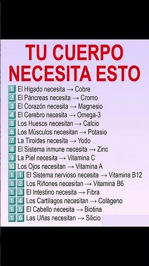 Cada órgano tiene un secreto que desconocías #salud #cuerpo #nutrición
