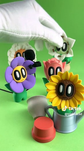 Blob Flower ASMR: Relaxing Flower Pressing Sounds