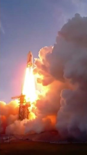 STS-1 First Space Shuttle Launch On Columbia In 1981 | HD Footage And Audio #shorts #nasa