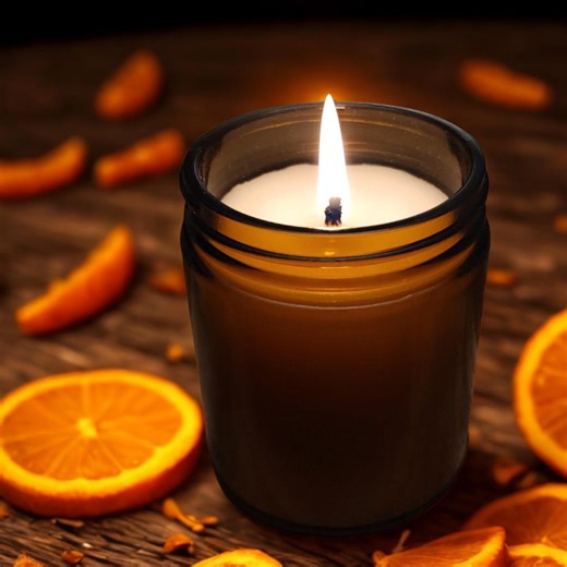Tallow & Beeswax Candle - Sweet Orange - Non Toxic and Chemical Free - All Natural - Etsy