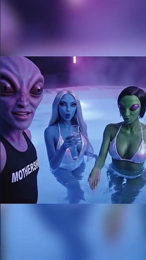 POV: Jacuzzi Night with Alien Baddies 👽🫧🔥