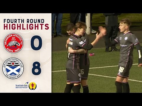 Broxburn Athletic 0-8 Ayr United | Fourth Round Highlights | Scottish Gas Men's Scottish Cup 2024-25