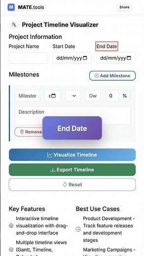 Project Timeline Visualizer for FREE #Shorts