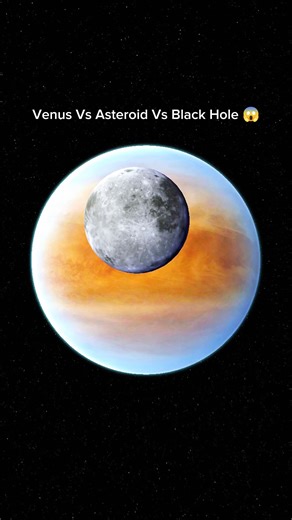 💥Venus vs Asteroid vs Black Hole 😱 Can Venus Survive? | Solar Smash #shorts