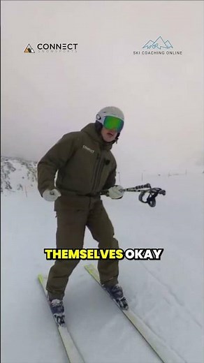 How to ski parallel for beginners, edging the skis #skiingtips #learntoski #skiinstructor