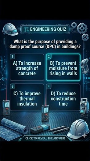 What is the purpose of providing a damp proof course (DPC) in buildings?