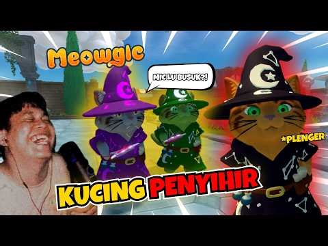 KAMI HARUS MENGGUNAKAN MIC UNTUK MENGELUARKAN SIHIR DI DALAM GAME INI - MEOWGIC