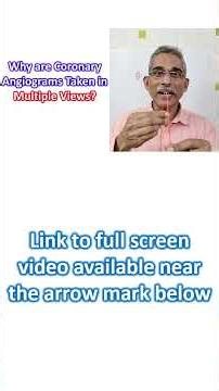 Why are coronary angiograms taken in multiple views?