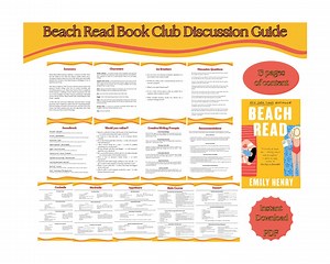 Beach Read by Emily Henry – Book Club Discussion Guide - Etsy