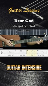 Dear God - Avenged Sevenfold - Easy guitar lessons #deargod #avengedsevenfold #maringuitar #guitarintensive #chordgitar #guitarchords #acousticguitar #acoustic #tutorialgitarmudah #tutorialgitar #guitarlessons #guitartutorial | Guitar Intensive