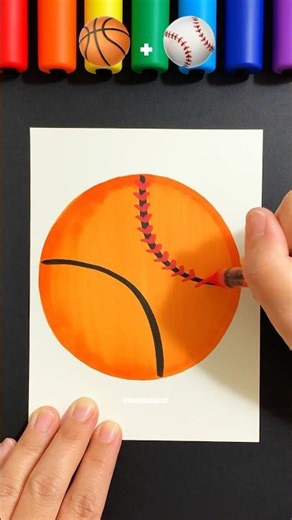🏀+⚾️ | What Next⁉️ #kpop #art #diy #drawingideas #emojimix #drawing #viral #drawingtutorial #shorts