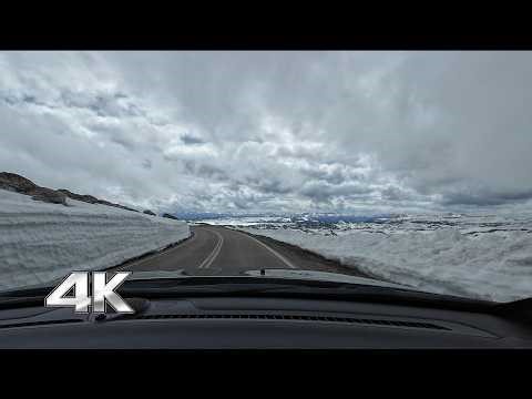 BEARTOOTH HIGHWAY PASS 4K - Driving America’s Most Beautiful Scenic Drive - JUNE 2026 in SNOW