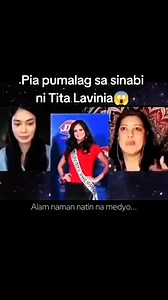 336K views · 1.6K reactions | Tita Lavinia reveals she and Pia Wurtzbach basically had the same body once! 勞✨ Somewhere in the multiverse, a Miss Universe crown is shaking.  #TwinsButNotReally #BodyGoalsOrBodyLOL #titalavinia #titalaviniachannel #titalaviniareview #PageantryMoments | Pageantry Moments | Facebook