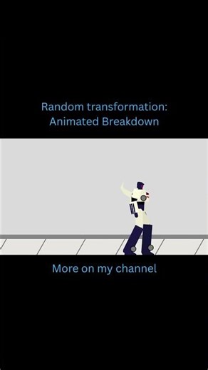 Random transformation: Animated Breakdown #transformer #decepticons #sticknodes #animation
