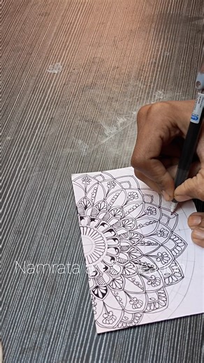 Satisfying Art: Mesmerizing Creation Process#mandala art