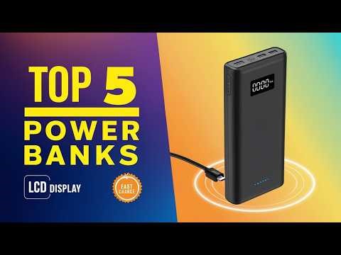 Top 5 Best Power Banks with LCD Display 2026 🔥 Fast Charging Picks