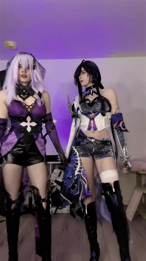 Cutie dance : black swan: @ten! #acheron #blackswan #honkaistarrail #honkaistarrailcosplay #cosplay