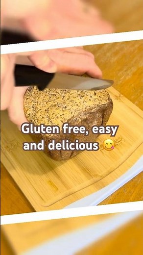 Easy to make and gluten free teff bread 😋