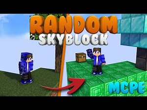 CARA DOWNLOAD MAP RANDOM SKYBLOCK DI MCPE!! || Random Skyblock MCPE by Wildann CH