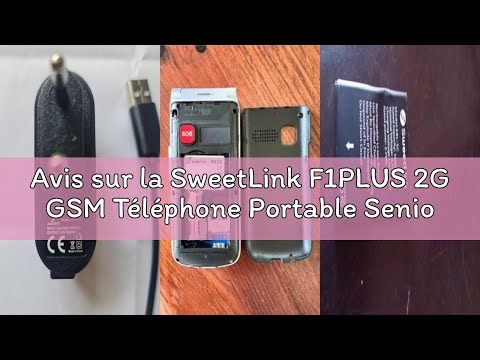 Avis sur la SweetLink F1PLUS 2G GSM Téléphone Portable Senior Clapet Débloqué avec Grandes Touches,