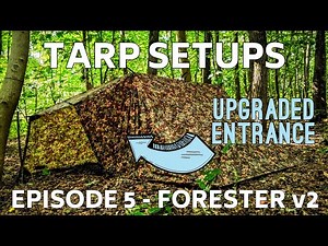 How-To SETUP the Forester Tarp TENT v2 | UPGRADED | For BUSHCRAFT & Wild Camping | Full TUTORIAL