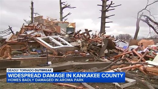 Kankakee County cleans up damage left by EF-3 tornado, record-breaking hail; several injured
