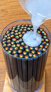 Result Is Incredible: Epoxy And Rainbow Pencils #Woodturning #Woodworking #Woodart