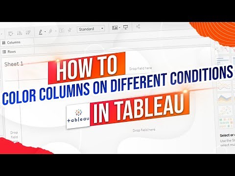 How to Color Columns Separately in Tableau Using Separate Color Pallets