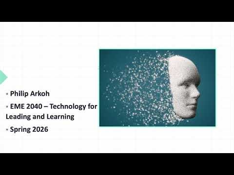 Generative Artificial Intelligence and Diffusion of Innovation | EME 2040
