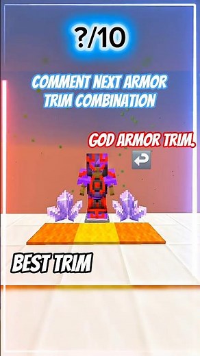Best Redstone Armor Trim Combination in Minecraft! 💎