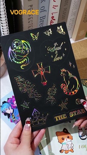 More option for Sticker Sheet. Custom Raised Foil Printing Sticker Sheet