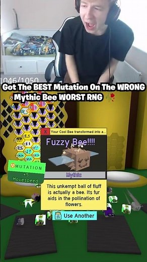 Got The BEST Mutation On The WRONG Bee In My White Hive... (Bee Swarm Simulator)