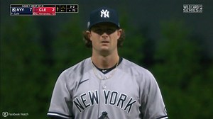 247K views · 4.3K reactions | Gerrit Cole strikes out 13 in historic Postseason start, Yankees offense refuses to relent as New York takes Game 1 from Cleveland. | New York Yankees Highlights | Facebook