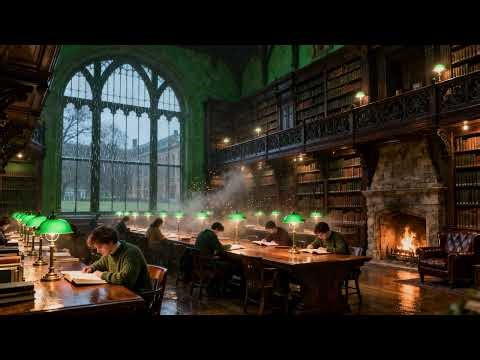 the perfect study spot 📖 | library sounds & deep focus music