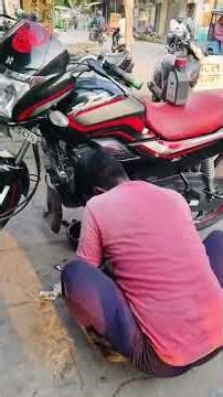 Two Wheeler Service Complete Process | Step by Step Guide#long #video 😀
