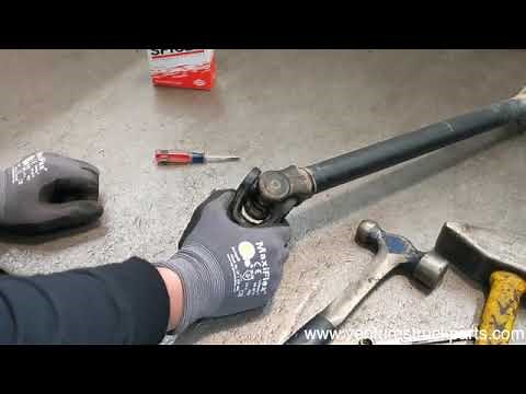 Polaris RZR Prop Shaft Driveline U Joint Removal And Replacement From Home DIY