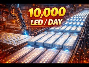 This Factory Produces Thousands of LED Lights Daily
