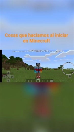 Cosas que hacíamos al iniciar en Minecraft