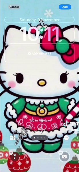 Hello Kitty Christmas Wallpaper Theme Change