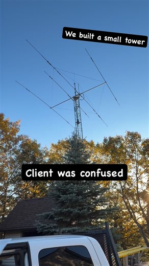 VCTowers | Towers, Antennas & Inspections on Instagram: "We built a small tower. Customer was confused at first… just kidding — he loved it. This is a 40-foot Rohn 55G supporting a Mosley CL33MW with the TA40KR, turned by a Yaesu G-2800DXA on an 11’ × 2” × .250” wall mast. On paper, 40 feet sounds modest. In practice, when the tower, antenna, rotator, and mast are properly matched, a setup like this performs extremely well without pushing structural limits. That’s the part people miss. Bigger is