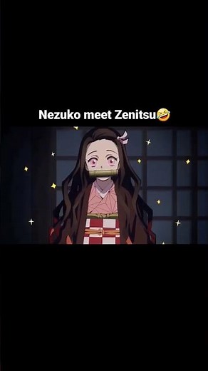 Zenitsu Reaction See Nezuko for the First Time | Kimetsu no Yaiba | Demon Slayer | #demonslayer