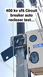 SF6 Circuit Breaker Auto Recloser Test #SF6CircuitBreaker #AutoRecloserTest #RecloserFunction | Er Muhammad Miyaji