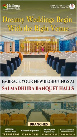 Best Wedding Venue In Hyderabad #wedding #banquethalls #eventvenue #event #celebration #shorts #yt