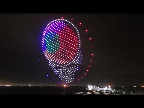 Dead and Company Final Tour Drone Show at Oracle Park