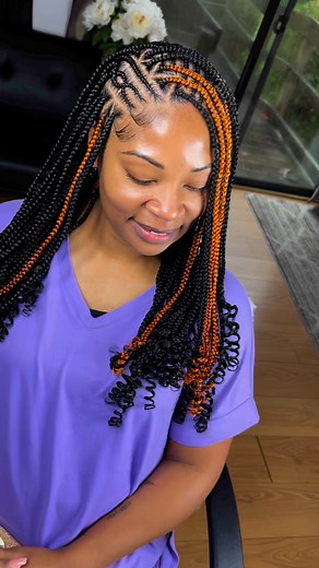 Fulani Flip Over 🖤🧡🖤 | Jalisa the Braid Boss